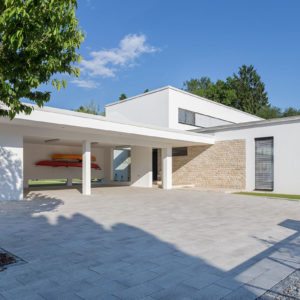 Außenbereich – Design Ferienhaus Bauhausvilla Kärnten, Spittal/Millstätter See