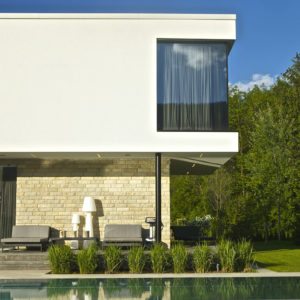 Garten – Design Ferienhaus Bauhausvilla Kärnten, Spittal/Millstätter See