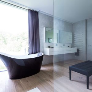 Schlafzimmer – Design Ferienhaus Bauhausvilla Kärnten, Spittal/Millstätter See