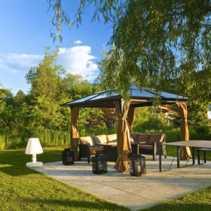 Garten – Design Ferienhaus Bauhausvilla Kärnten, Spittal/Millstätter See