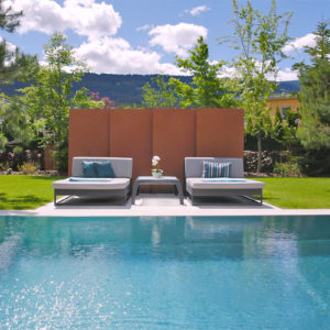 Garten – Design Ferienhaus Bauhausvilla Kärnten, Spittal/Millstätter See