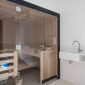 Sauna – Design Ferienhaus Bauhausvilla Kärnten, Spittal/Millstätter See