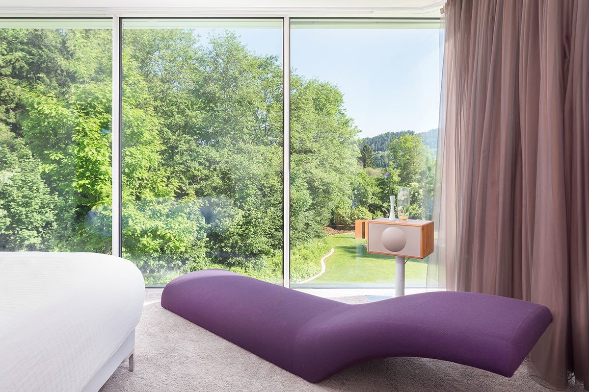 Schlafzimmer - Design Ferienhaus Bauhausvilla Kärnten, Spittal/Millstätter See
