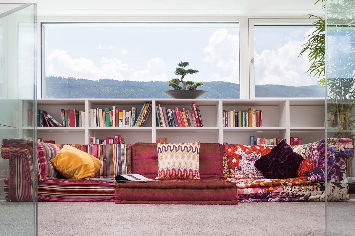 Wohnbereich - Design Ferienhaus Bauhausvilla Kärnten, Spittal/Millstätter See