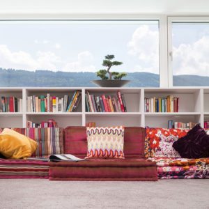 Wohnbereich – Design Ferienhaus Bauhausvilla Kärnten, Spittal/Millstätter See