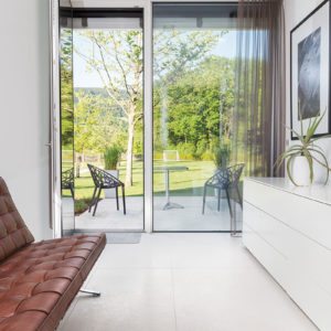Wohnbereich – Design Ferienhaus Bauhausvilla Kärnten, Spittal/Millstätter See