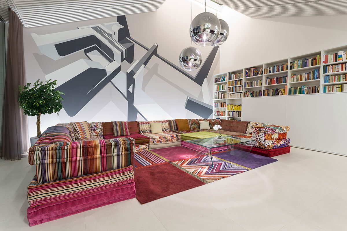 Wohnbereich - Design Ferienhaus Bauhausvilla Kärnten, Spittal/Millstätter See