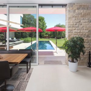 Wohnbereich – Design Ferienhaus Bauhausvilla Kärnten, Spittal/Millstätter See