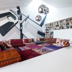 Wohnzimmer – Design Ferienhaus Bauhausvilla Kärnten, Spittal/Millstätter See
