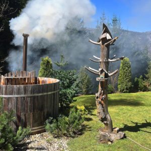 Hot Pot-Pool – Design Ferienhaus Almhütte XL Ski Amadé, St. Veit im Pongau